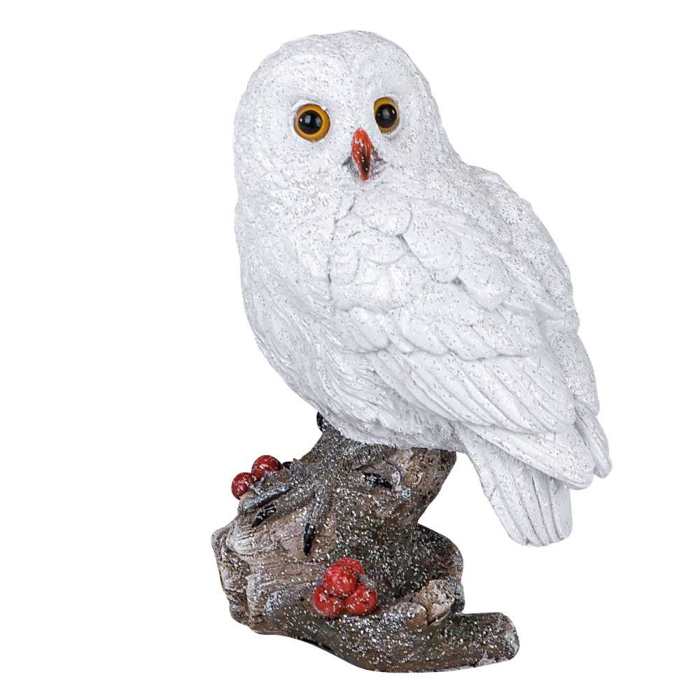 formano Dekofigur Winterzeit, Farbe: Weiß, Motiv: Eule günstig online kaufen