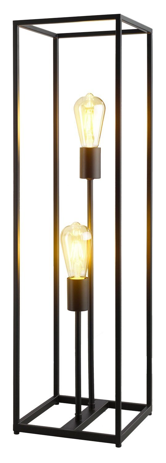 casa NOVA Stehlampe Hockerleuchte HAMPER, 2-flammig, günstig online kaufen