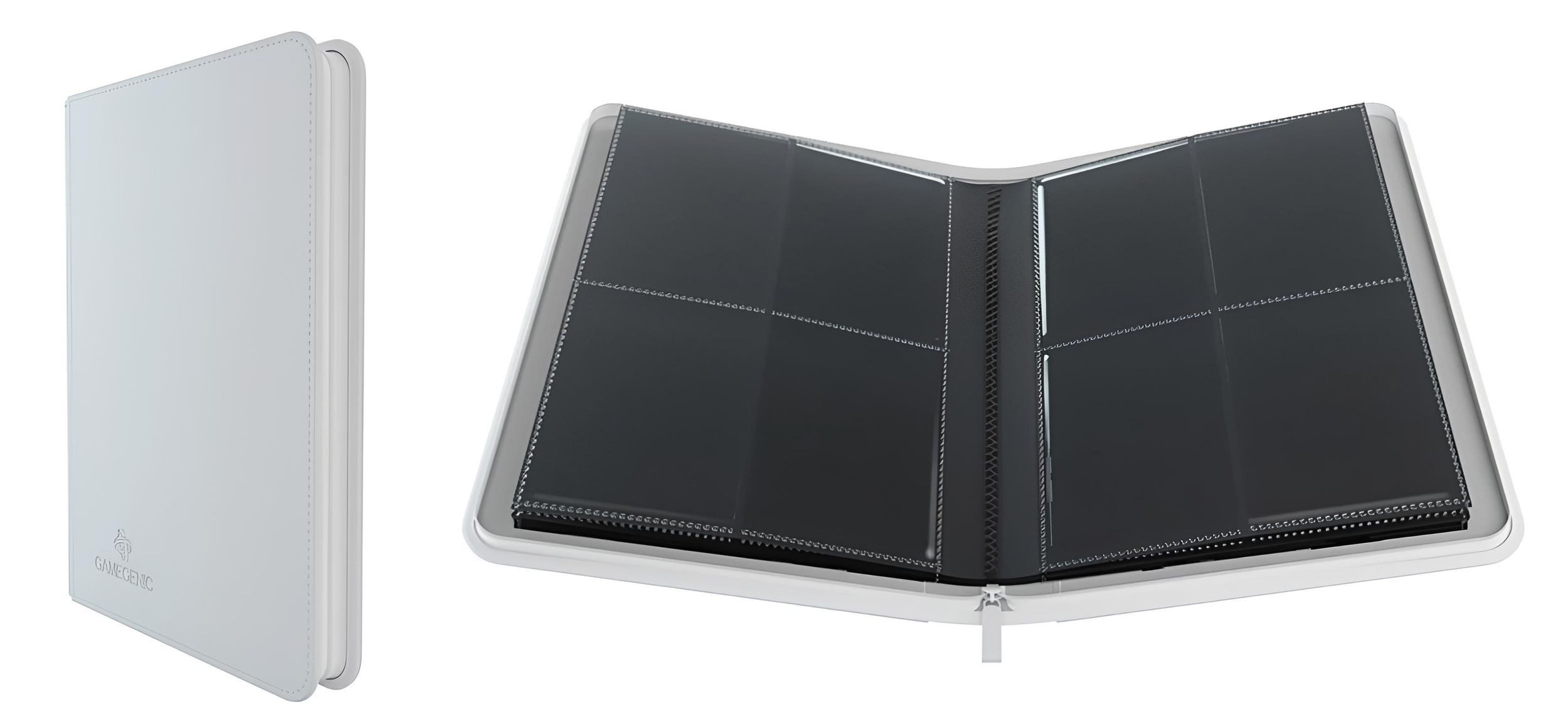 Sammelkarte Gamegenic Zip-Up 8-Pocket Album White