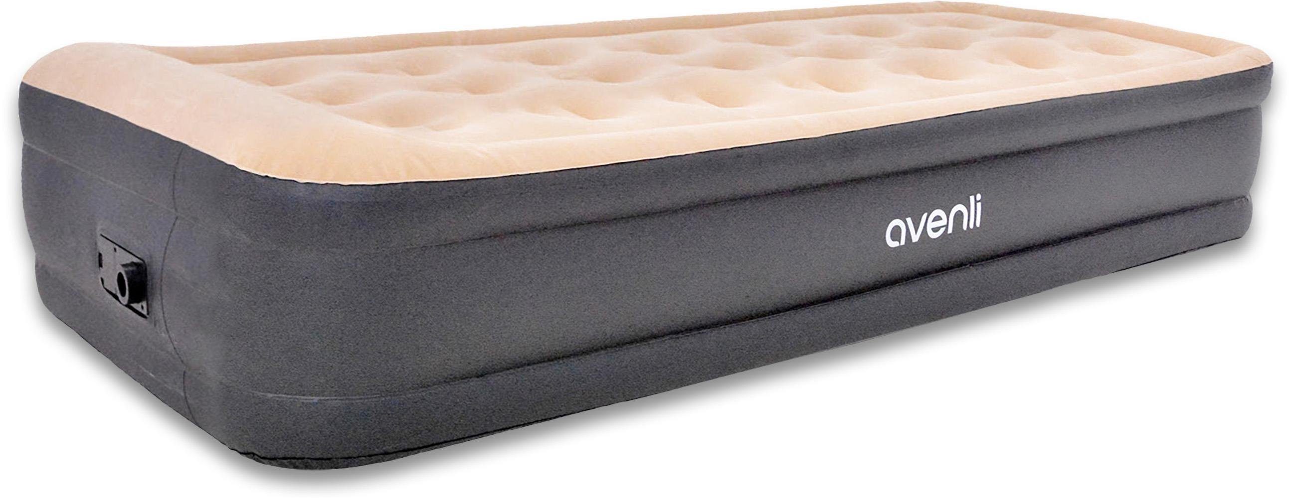 TWZ Air Bed 1 Person, Air Mattress Self-inflating Guest Bed With Built-in Electric Pump, Inflatable Mattress Single Bed For Camping Or Home Use -190 X 99 X 46cm