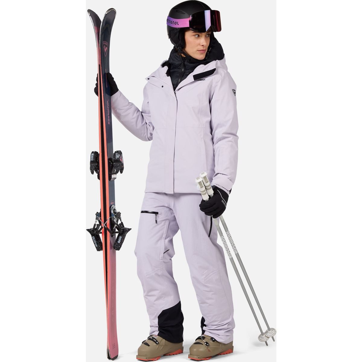 Rossignol Skijacke W Desafio 2L Shell Jacket Hochwertige Damen-Skijacke mit wasserdichter Membran, ideal für
