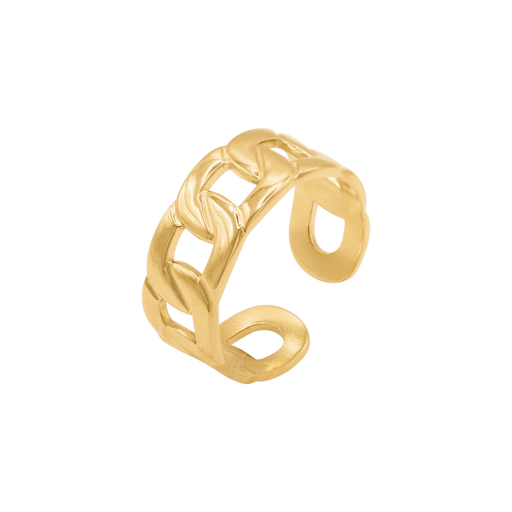 Fingerring Lopi goldfarben