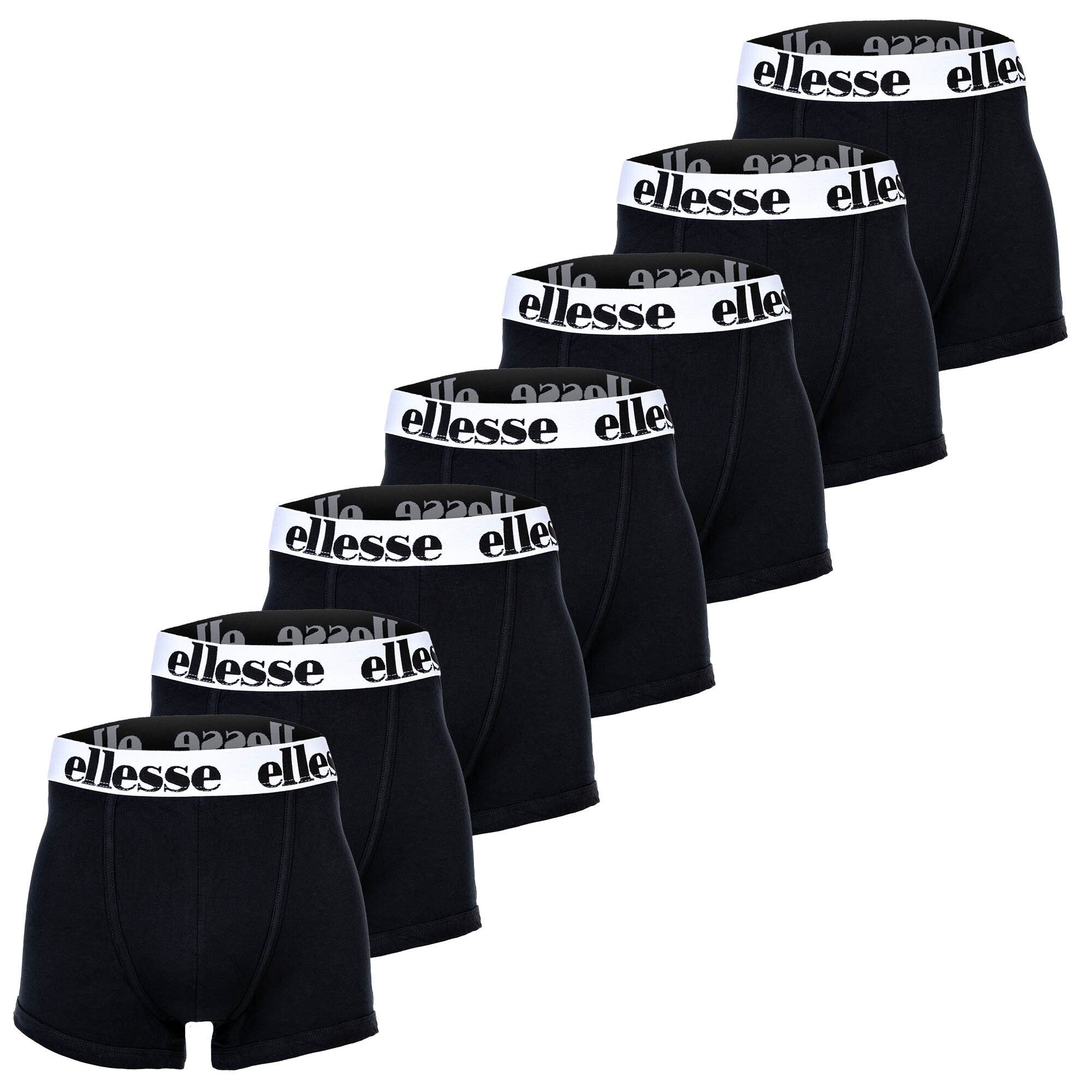 Ellesse Boxer Herren Boxer Shorts, 7er Pack Yema 7 Pack Boxer