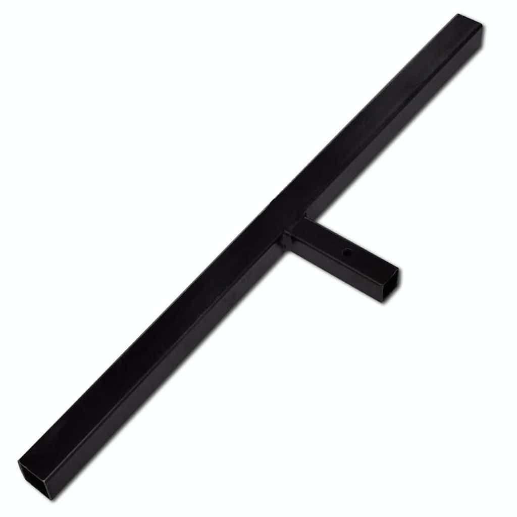 vidaXL Erdbohrer Bohrer mit Griff 200 mm Doppelspirale Schwarz, (1-tlg)