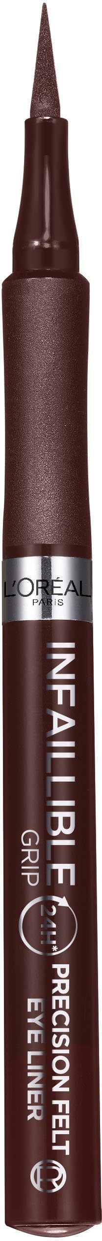 L'ORÉAL PARIS Eyeliner Infaillible Precision Felt Liner 2 braun | Eyeliner
