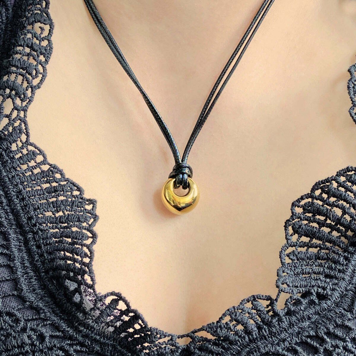 M&M Kette mit Anhänger Halskette Da... M&M Kette mit Anhänger Halskette Da...