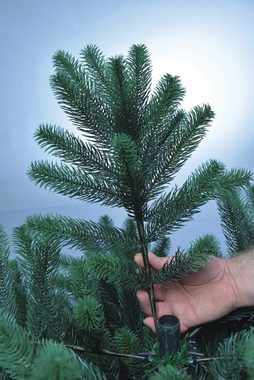 SCHAUMEX Künstlicher Weihnachtsbaum Premium Spritzguss Tanne Höhe 210 cm, Nordmanntanne, Hohe Qualität