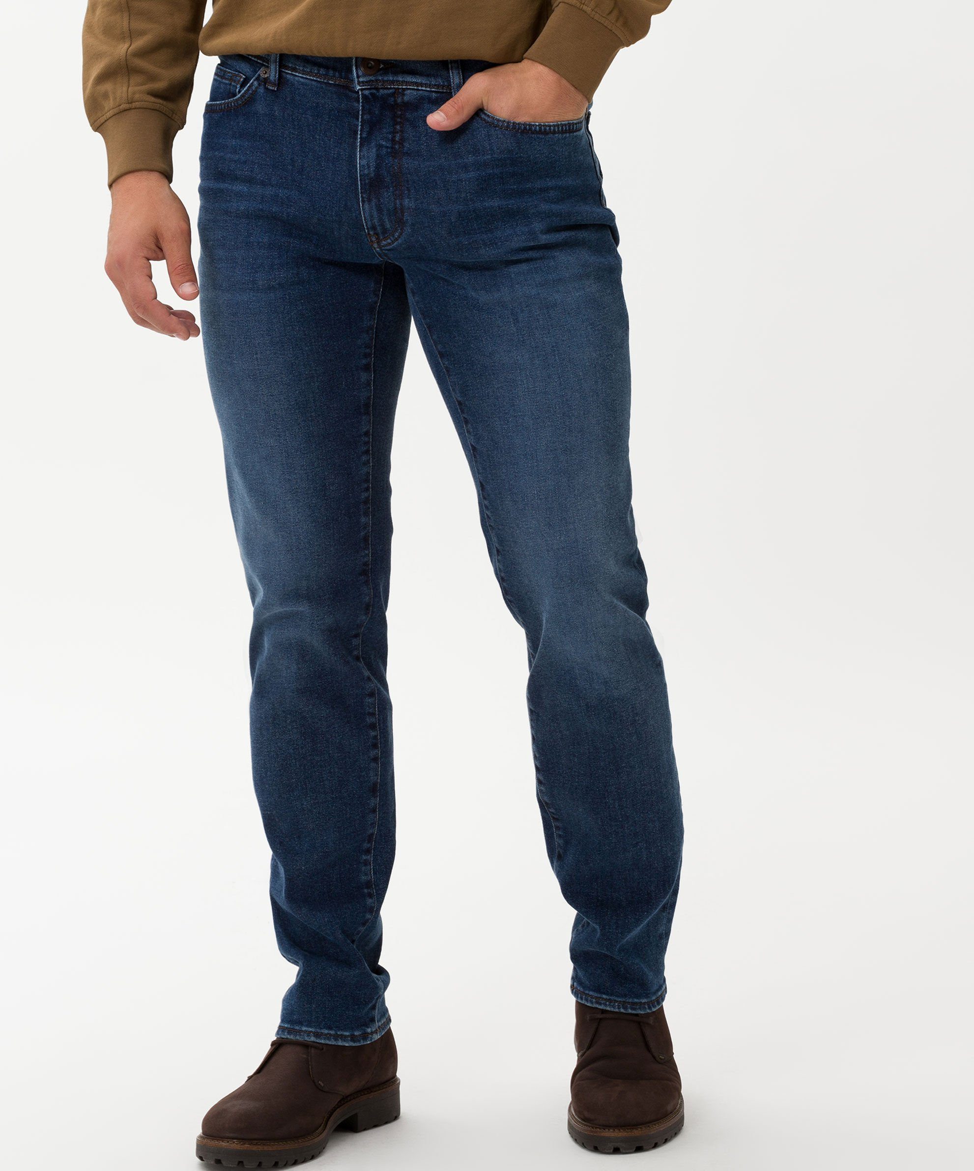 Regular Denim Organic Cadiz Blue Stone 5-Pocket-Jeans Flex Brax