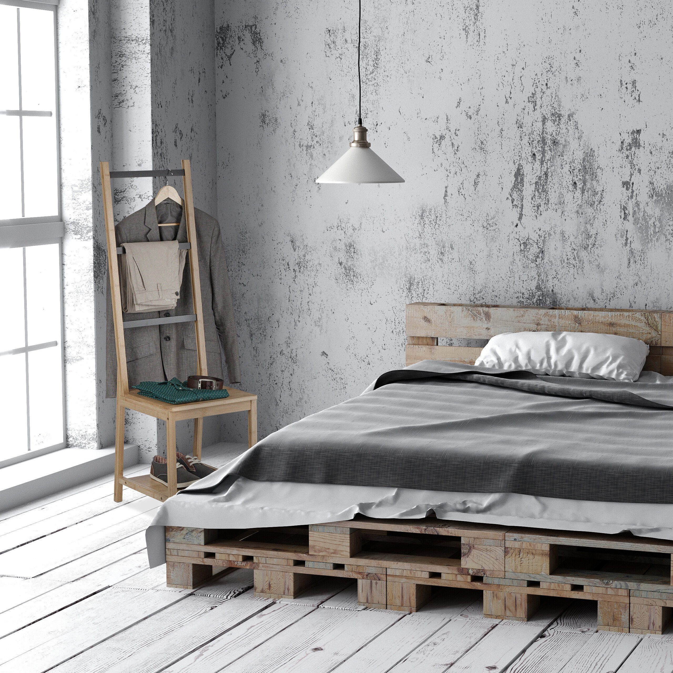 relaxdays Herrendiener Stuhl aus Bambus