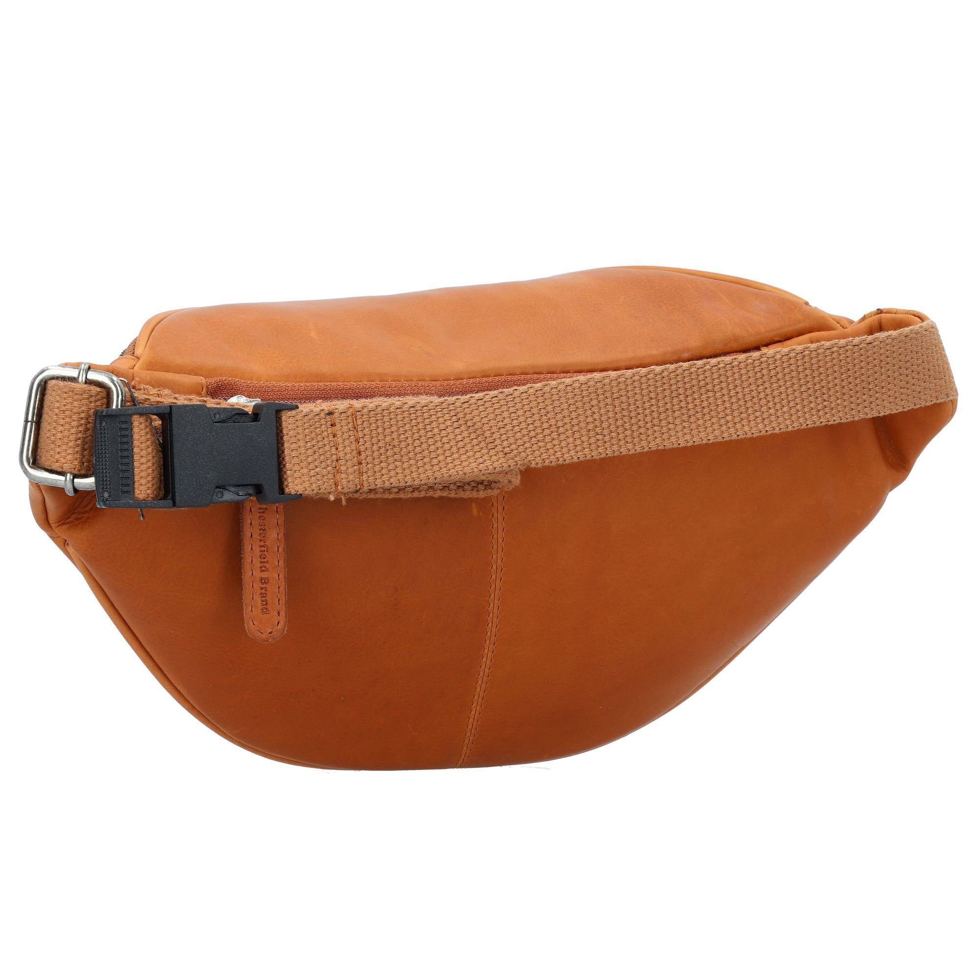 Gürteltasche Chesterfield cognac Up, The Brand Wax Pull Leder