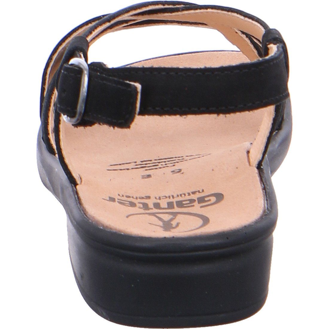 schwarz Ganter Sandalette Leder 043109 Damen Schuhe, SONNICA Sandalette - Ganter