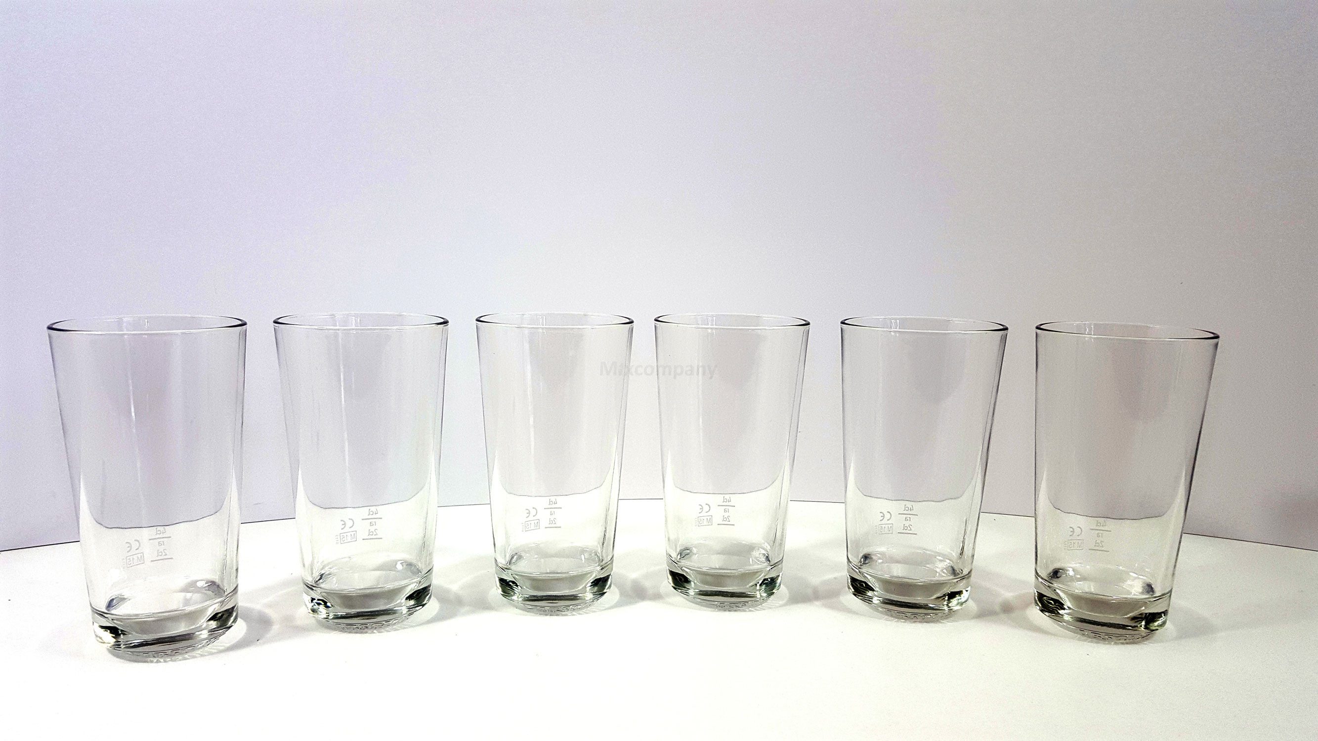Gläser-Set Absolut Vodka Glas 6er Set - geeicht 2/4cl