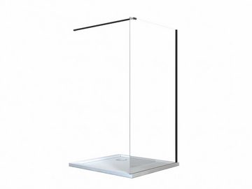 KOLMAN Walk-in-Dusche Aveo Duschwand Duschkabine, Sicherheitsglas, (Transparentes Glas), 100x195 cm