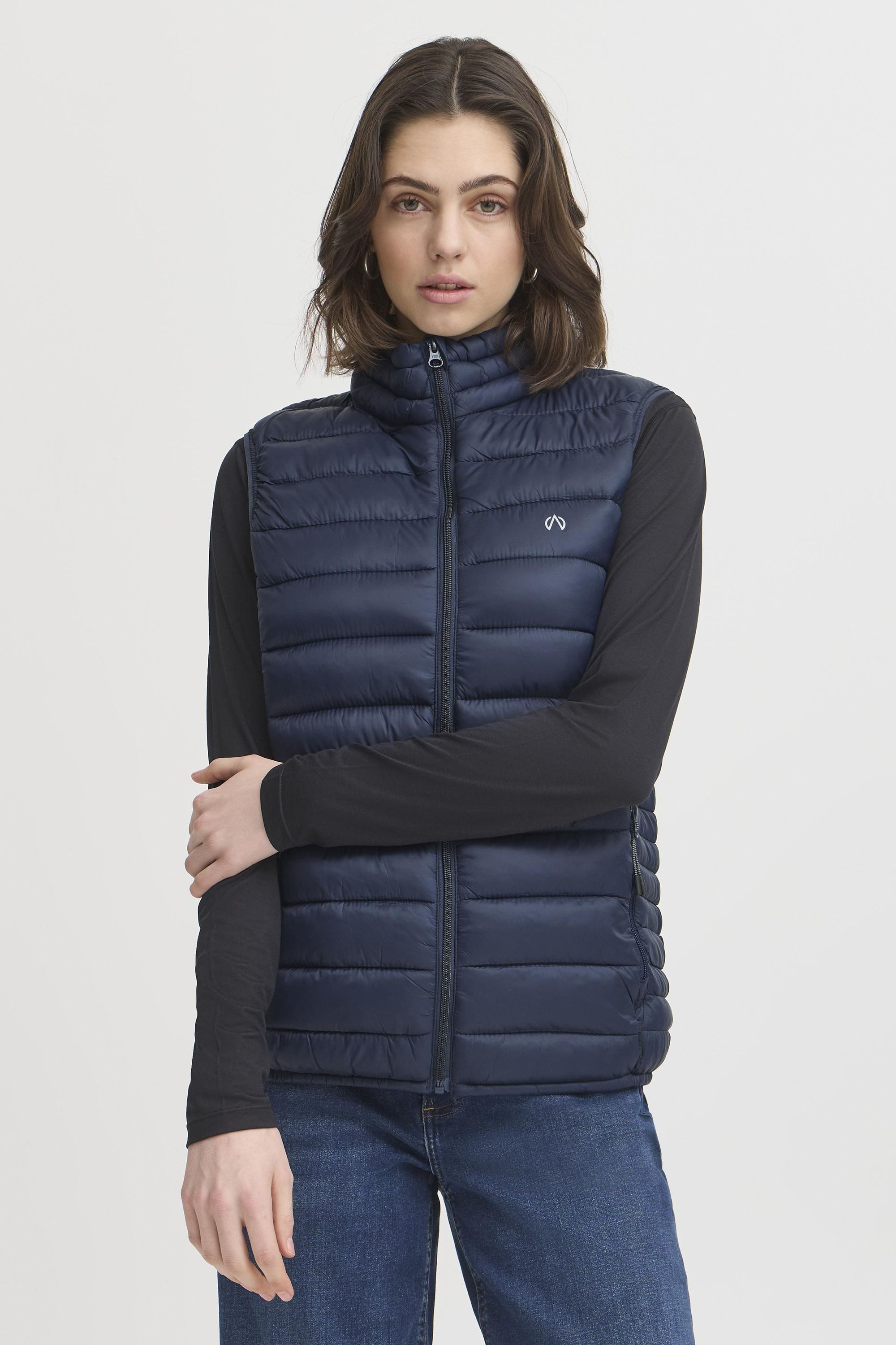 North Bend Steppweste NBEdona W CFT+ Light Puffer Vest Sportliche Weste mit Eingrifftaschen