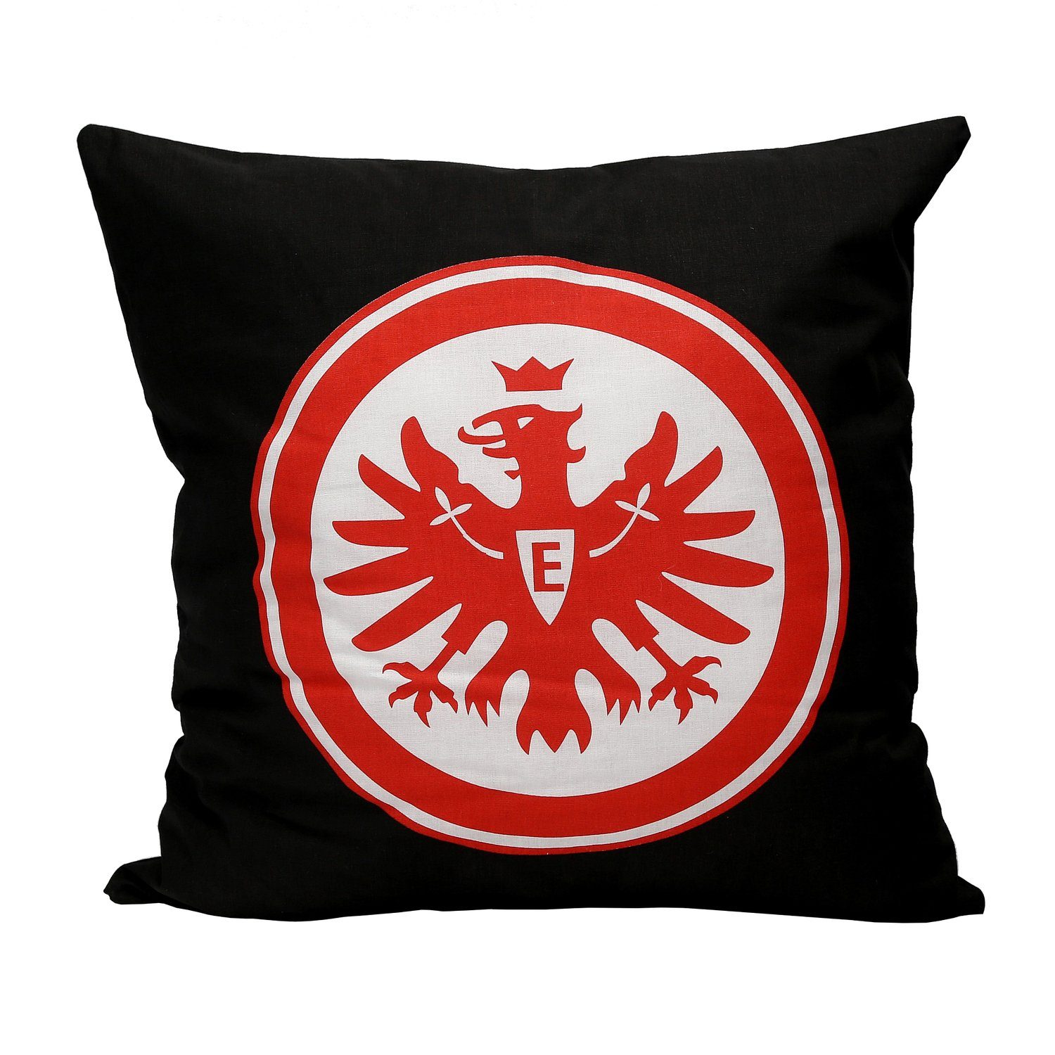 Eintracht Frankfurt Dekokissen Eintracht Frankfurt Kissen Logo black