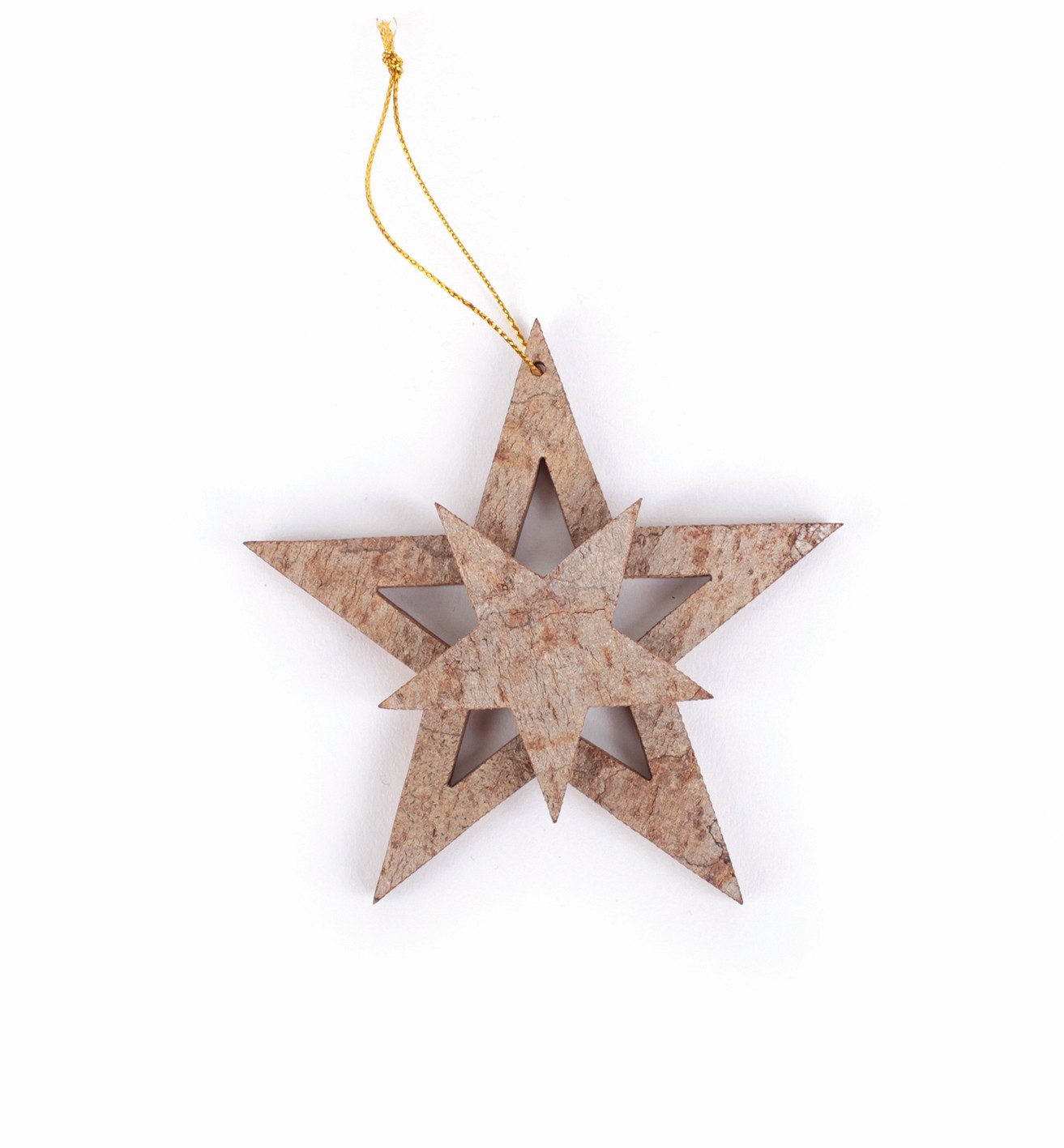El Puente Dekostern Deko-Anhänger "Stern", Handmade, Fair Trade