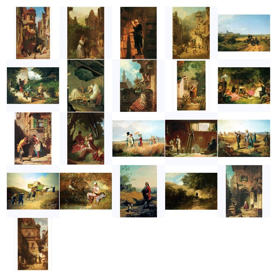 postkarten-universum.de Postkarte Kunstkarten-Komplett-Set Carl Spitzweg