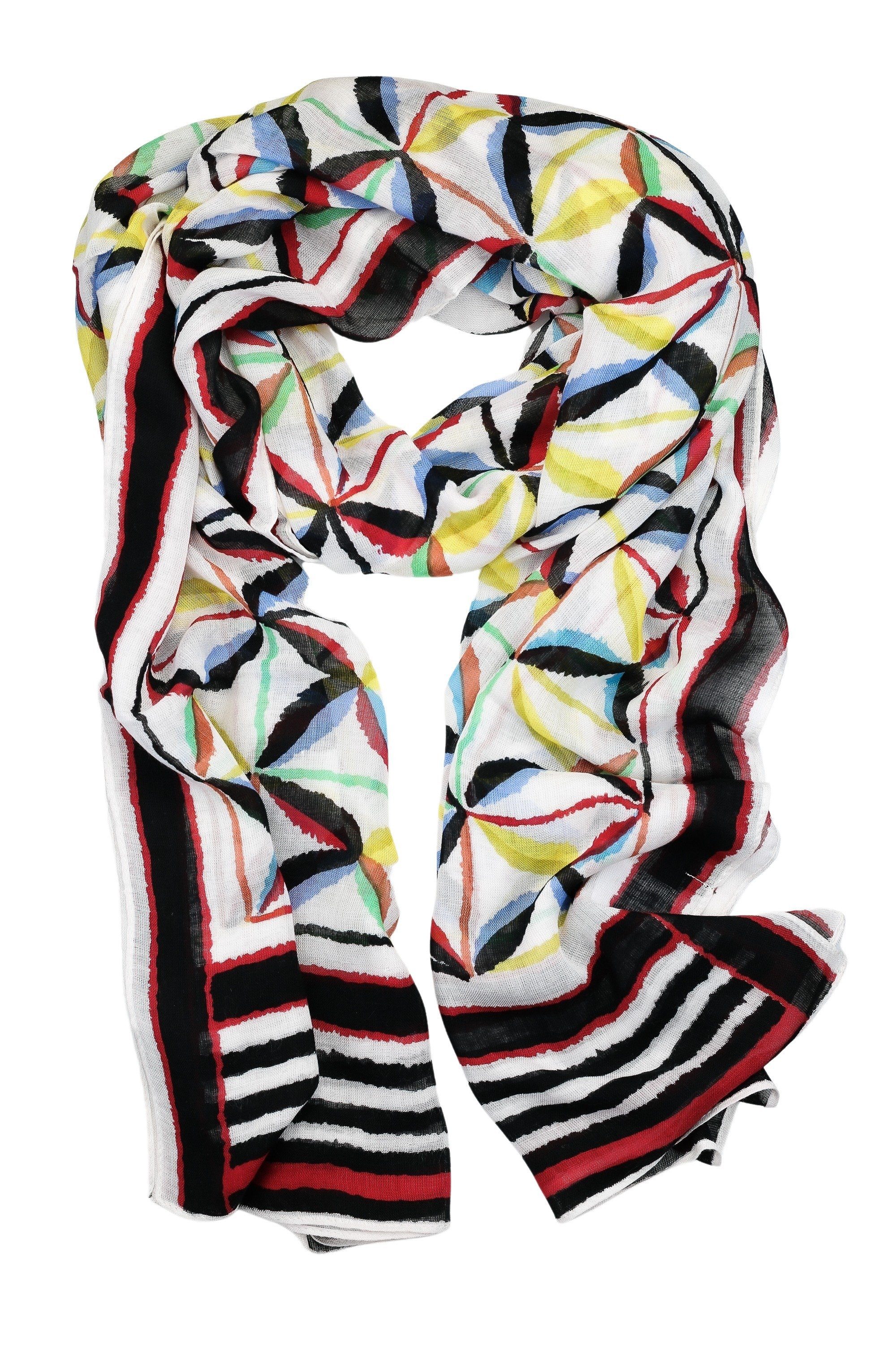 COLLEZIONE ALESSANDRO Modeschal Mill, (1-St), aus reinem Naturmaterial