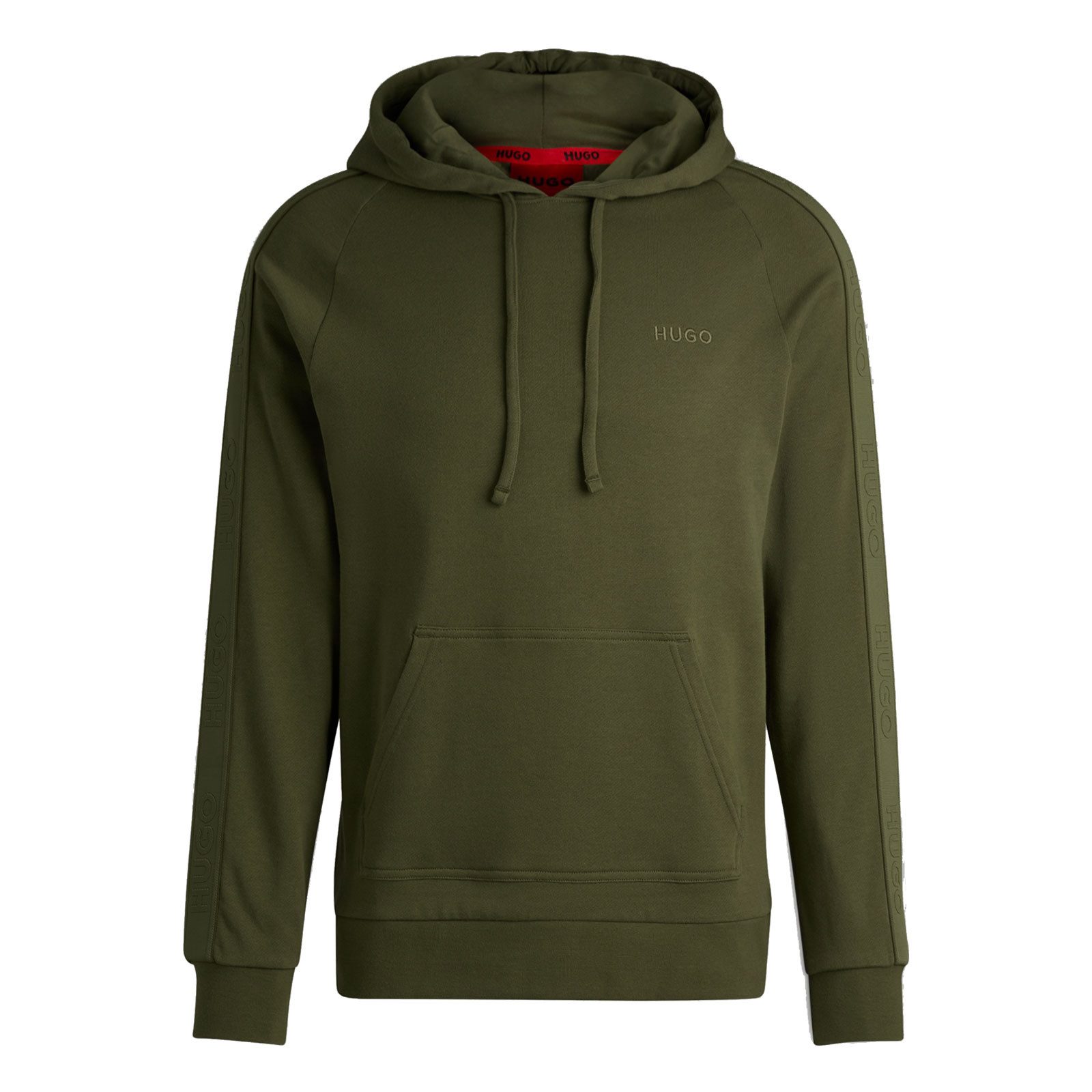 HUGO Hoodie Tonal Logo Hoodie mit Logoakzenten