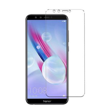 CoolGadget Handyhülle Schwarz als 2in1 Schutz Cover Set für das Honor 9 Lite 5,65 Zoll, 2x 9H Glas Display Schutz Folie + 1x TPU Case Hülle für 9 Lite