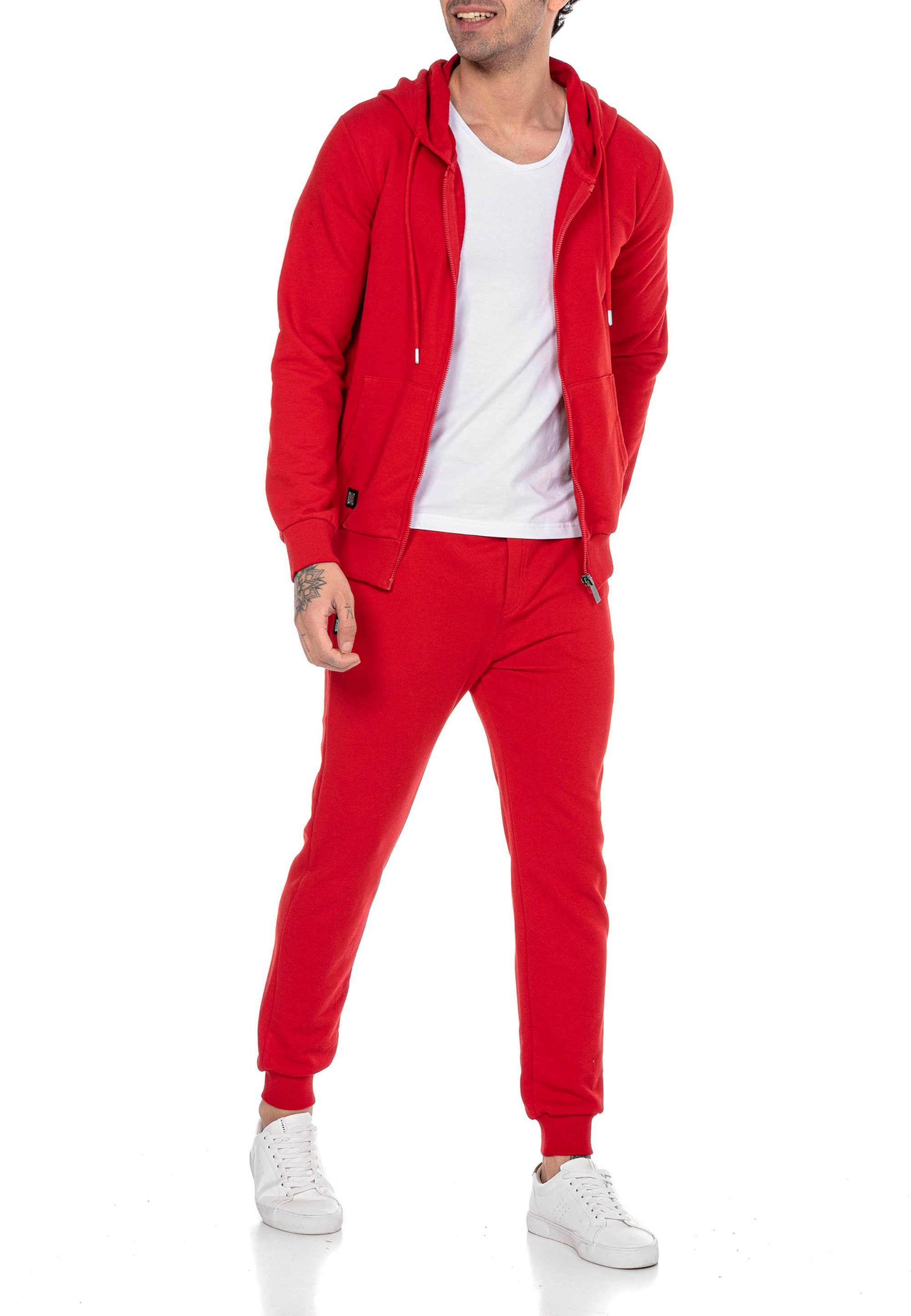 RedBridge Jogginganzug Red Bridge Herren Jogginganzug Sweat Suit Set Sweatjacke Hose (Set, 2-tlg)