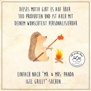 Mr. & Mrs. Panda Windlicht Igel Grillen - Transparent - Geschenk, Ziele, Kerzenglas, Gute Laune, (1 St), Hochwertiges Material