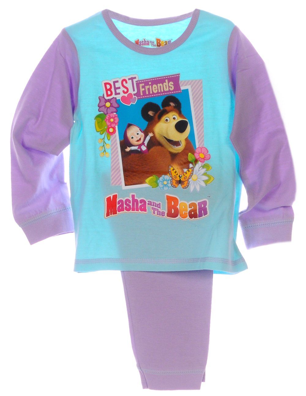 Pyjama Schlafanzug für Kinder Hose Langarmsihrt 86 92 98 104 110