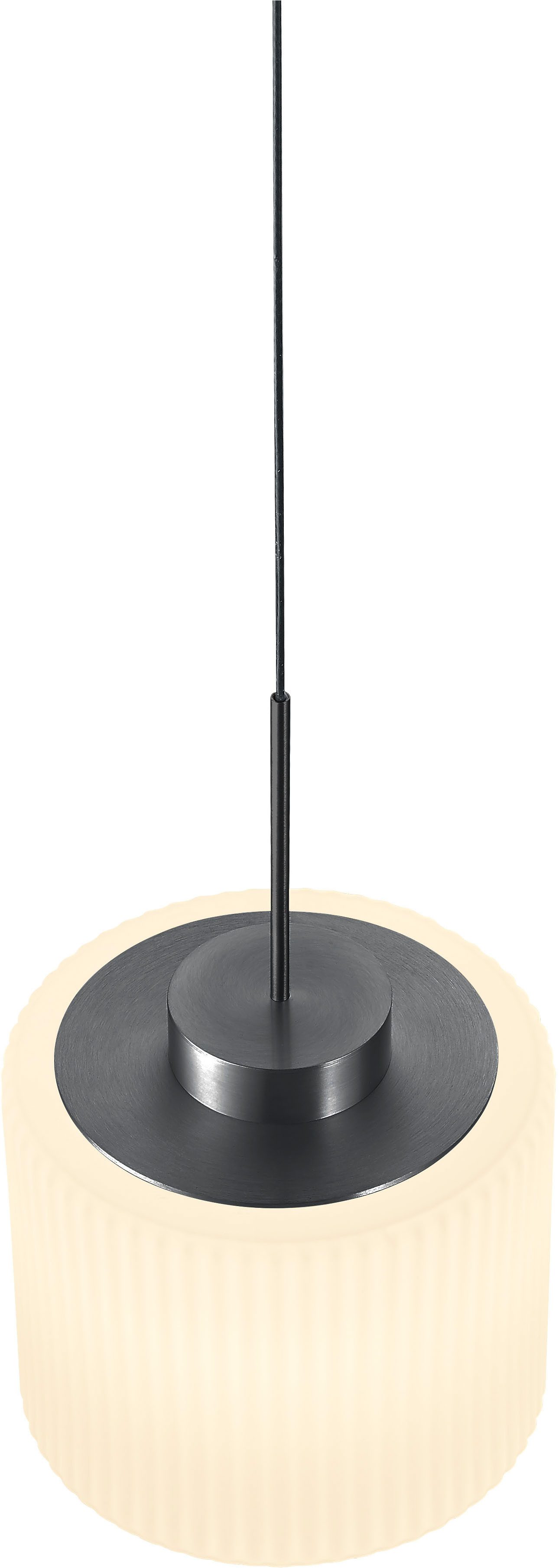 HELL höllisch gutes Licht LED Pendelleuchte ELLI, LED fest integriert, Warmweiß, B-Link Fernbedienung, Stufenlos höhenverstellbar