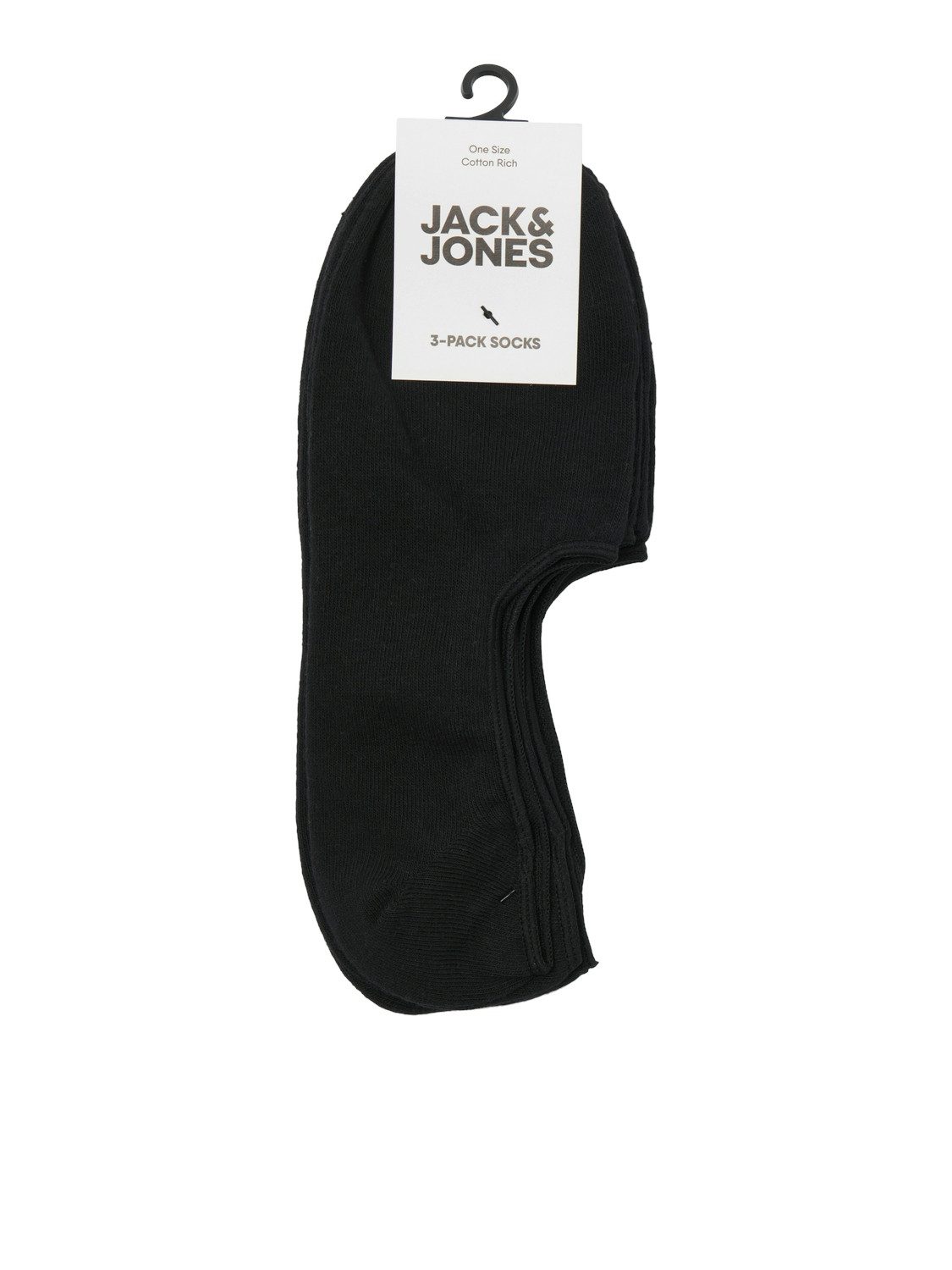 Jack & Jones Sneakersocken JACDOUGLAS – Kurze Socken mit Stretch, ideal für den Alltag (Packung, 3-Paar) unifarben, casual – Bild 3 von 3