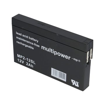 Multipower Multipower Blei-Akku MP2-12SL Pb 12V / 2,0Ah Bleiakkus
