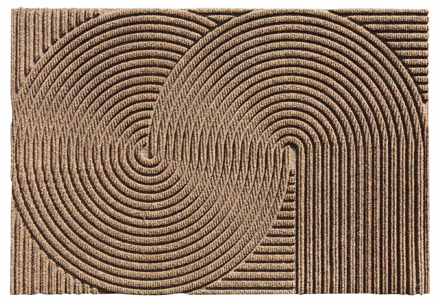 Heymat Fußmatte Heymat+ Sand 85x130 cm, Flor: PET 100% recycelt