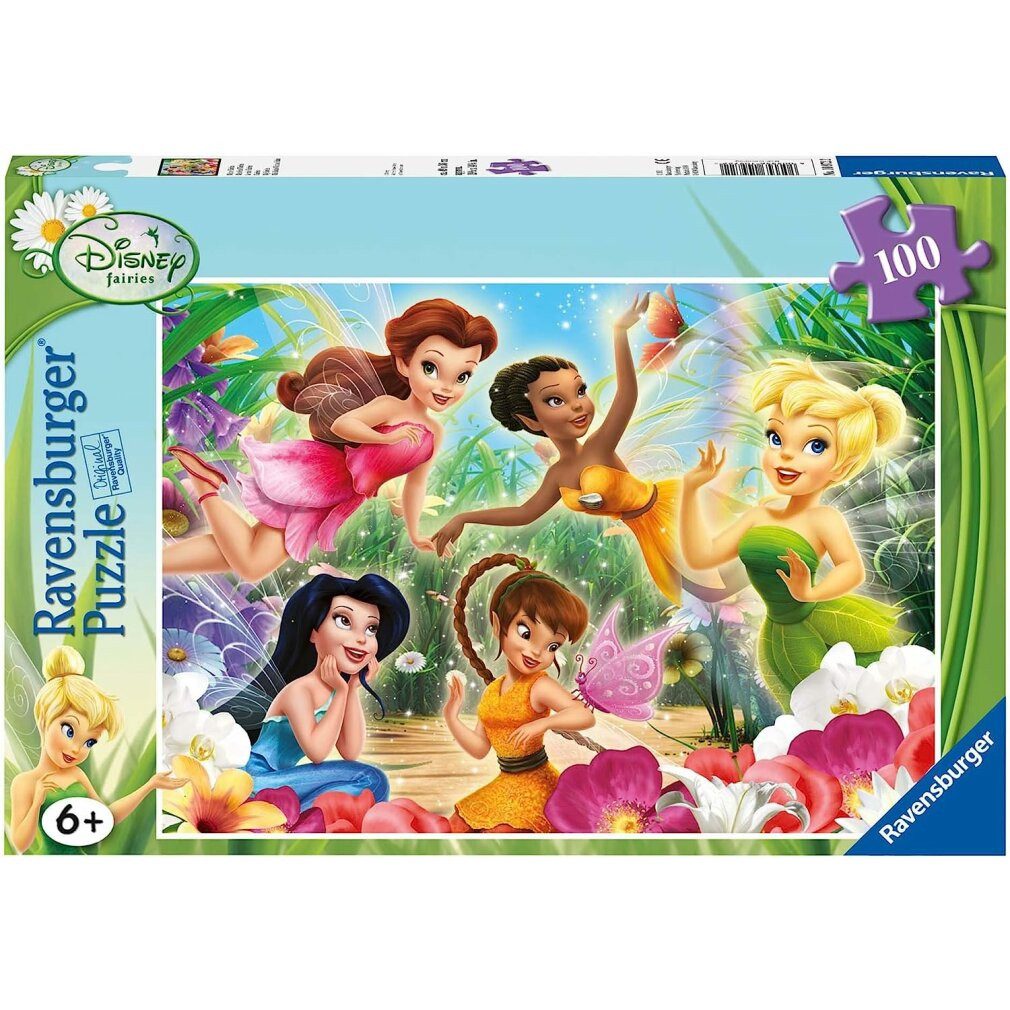 Ravensburger Puzzle RAVENSBURGER Glockenfeen-Puzzle XXL 100 Teile, Puzzleteile