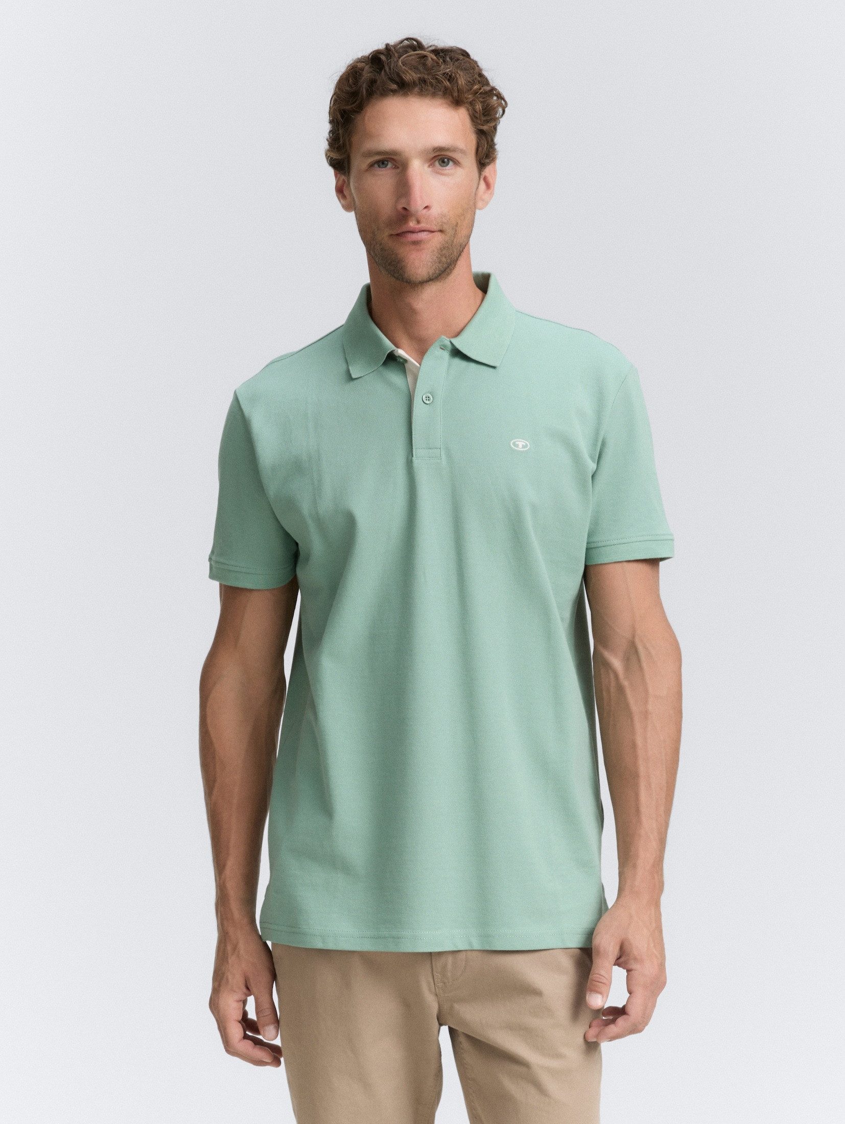 TOM TAILOR Poloshirt Piqué Poloshirt aus günstig online kaufen