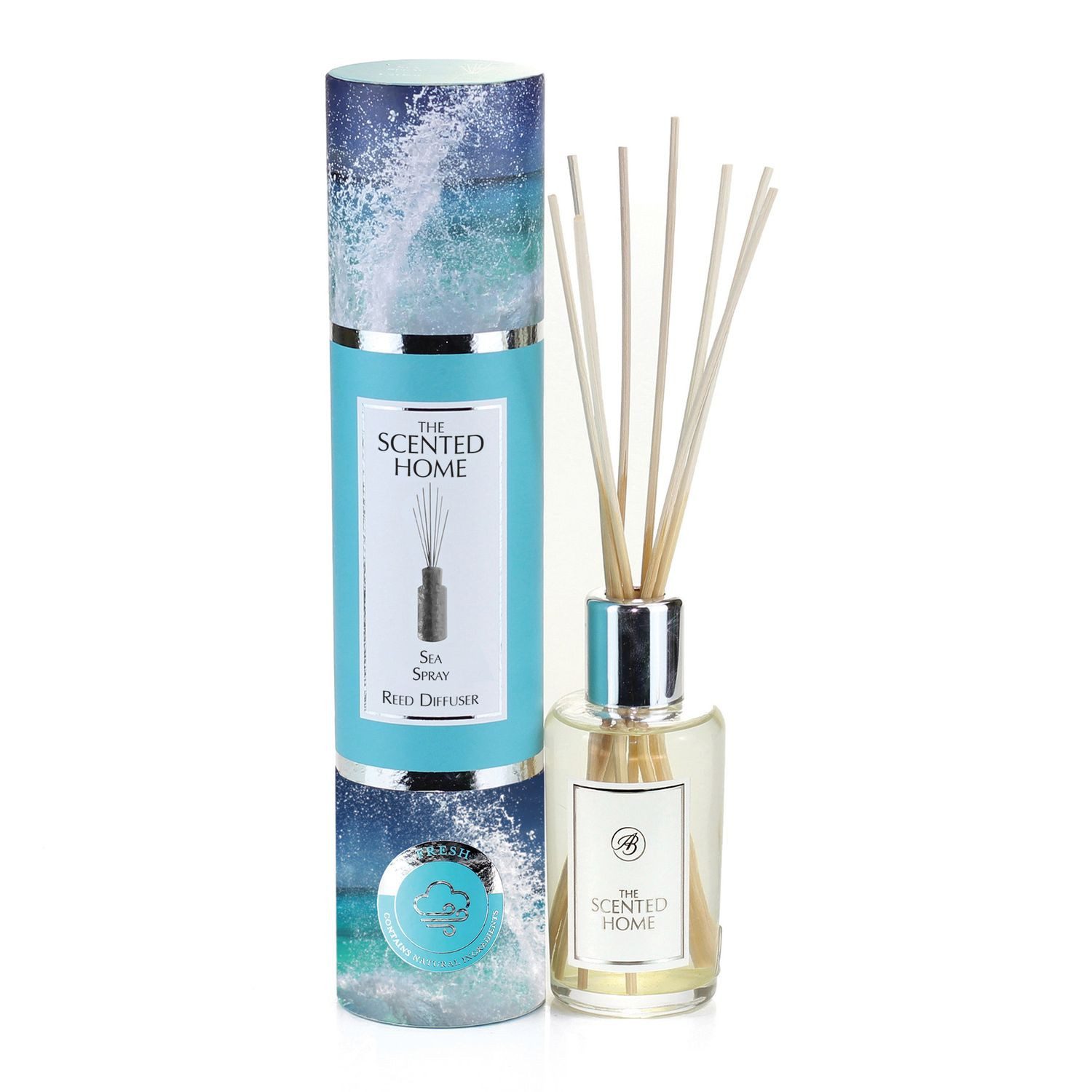 Ashleigh & Burwood Raumduft Sea Spray (1-St), Raumduft mit Rattanstäbchen 150 ml