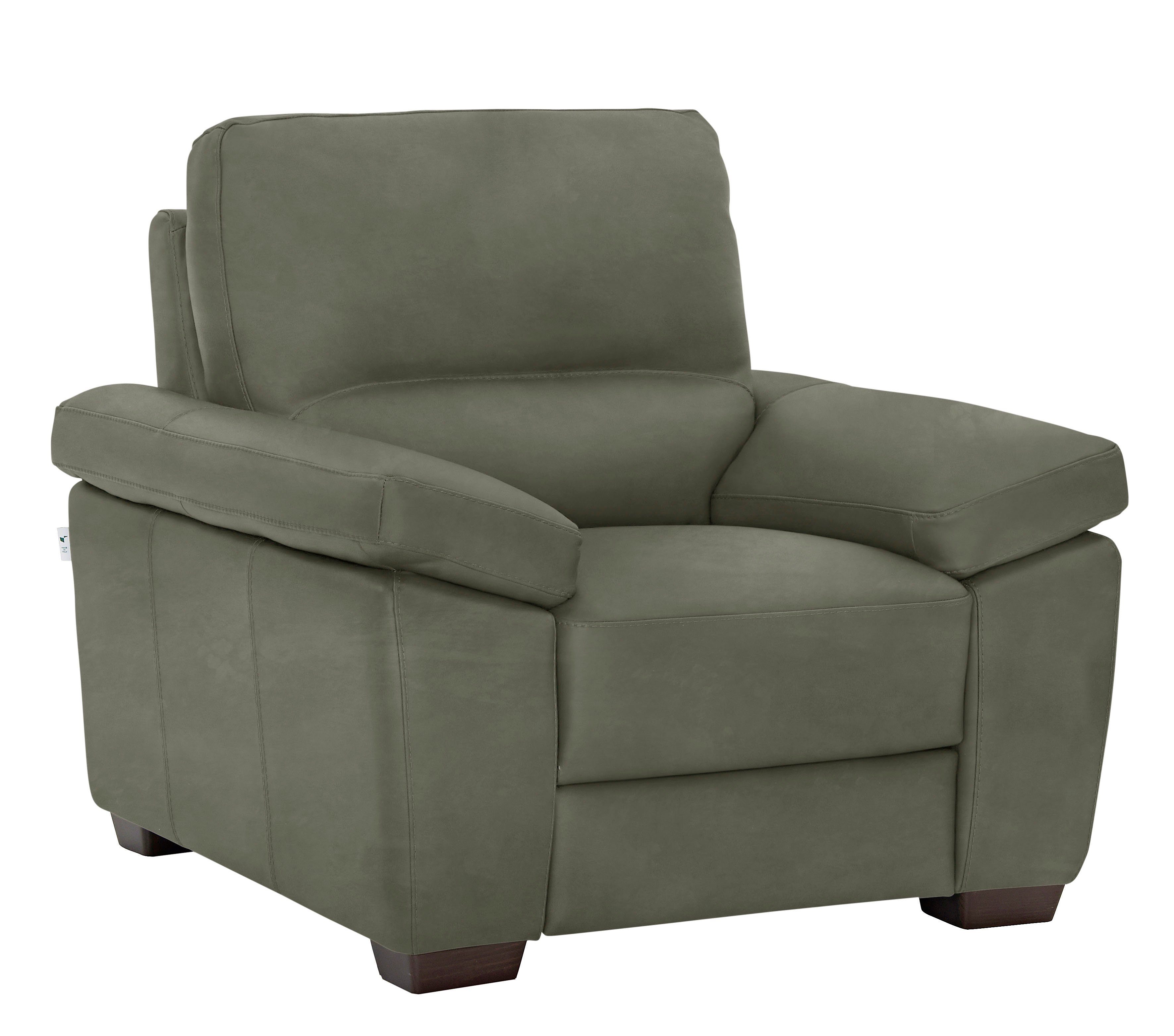 CALIA ITALIA Sessel Gaia, in edlem Design und mit erstklassigem Sitzkomfort, aus pflegeleichtem Luxus-Microfaser Ginevra Hydro Care