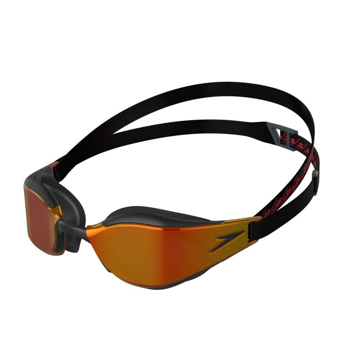 Weiß Sportbrille Mirror Hyper Schwimmbrille Speedo Fastskin Elite