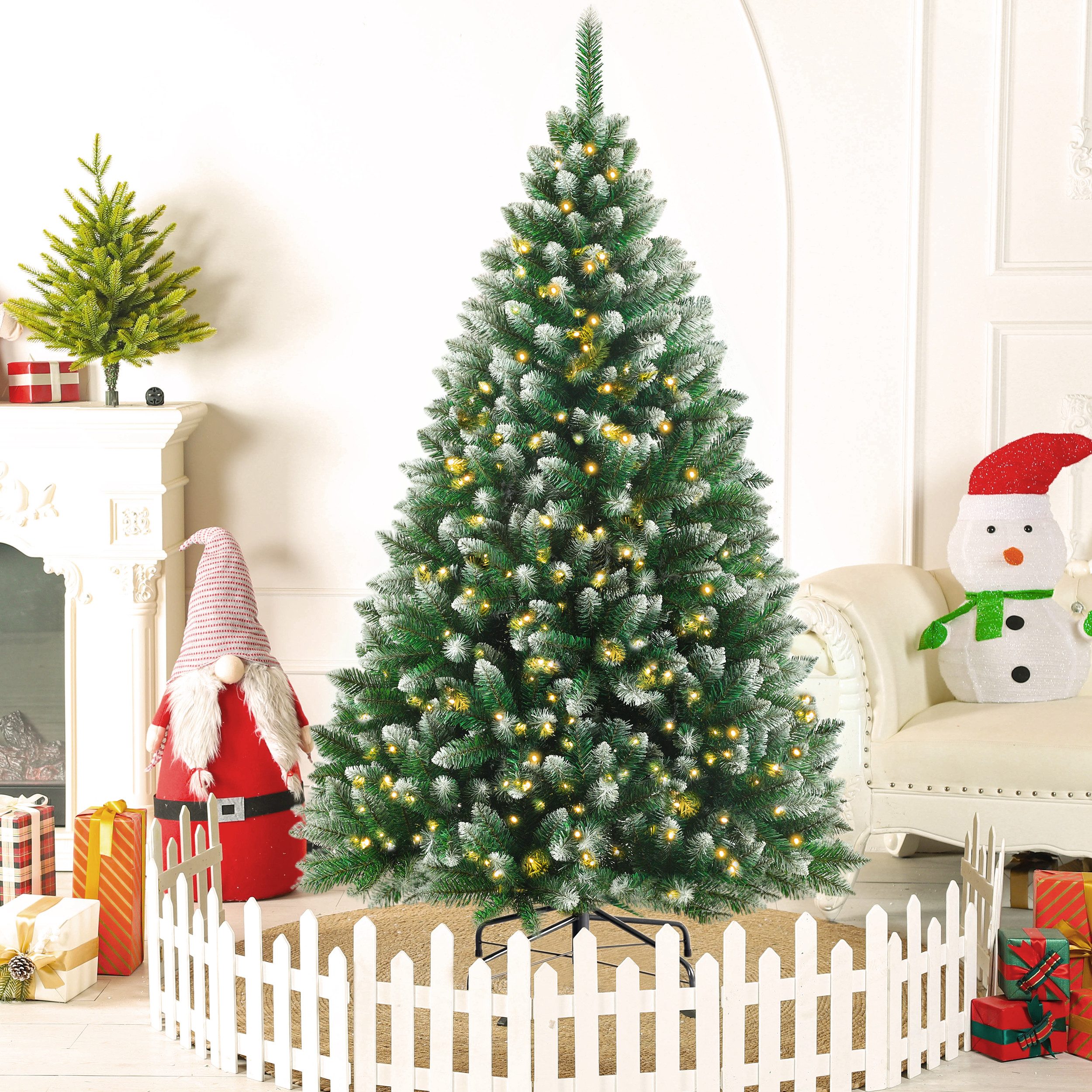 Sinaopus Künstlicher Weihnachtsbaum mit Beleuchtung, Künstlicher Tannenbaum günstig online kaufen