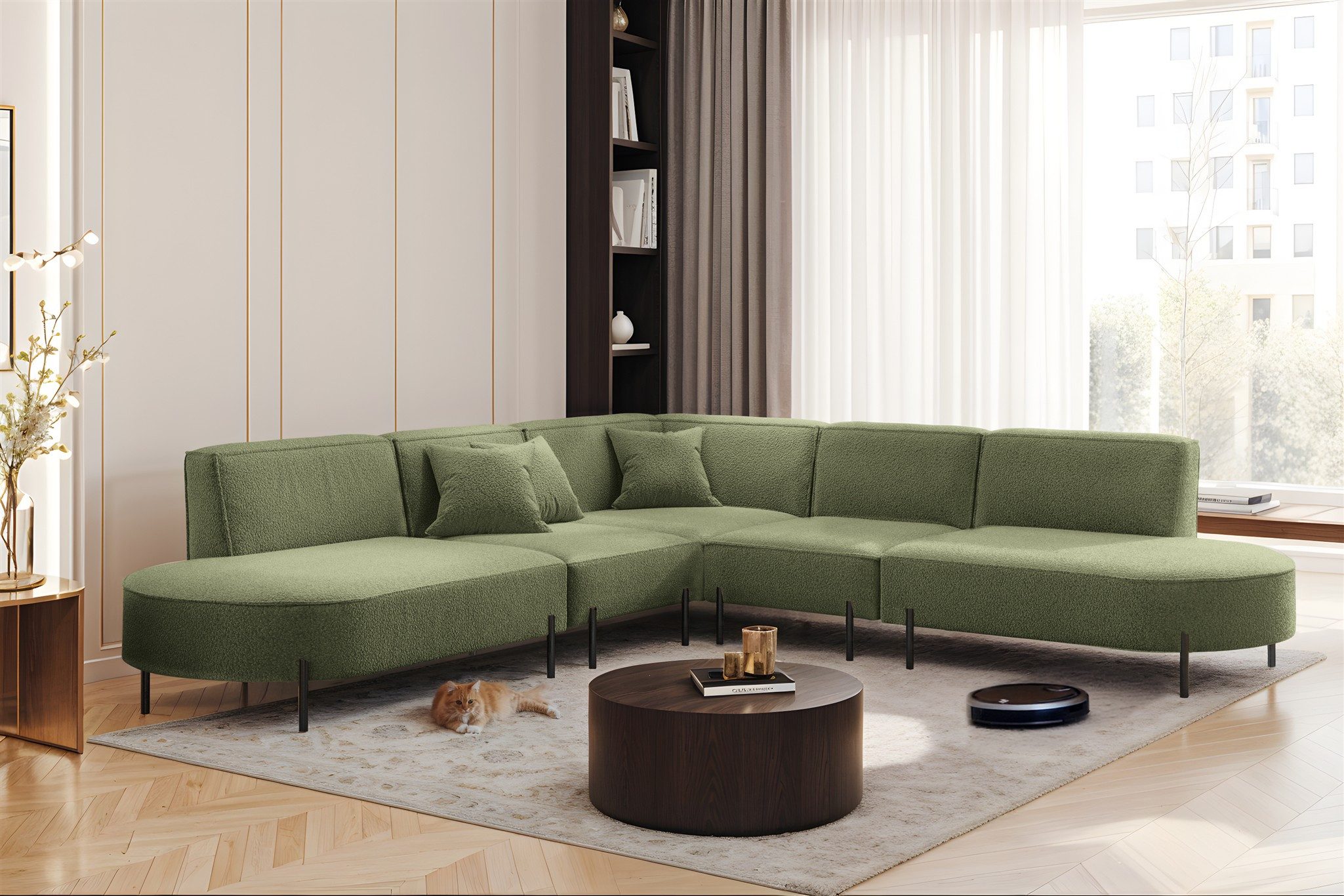 Fun Möbel Ecksofa Sofa VALENCIA Seite günstig online kaufen