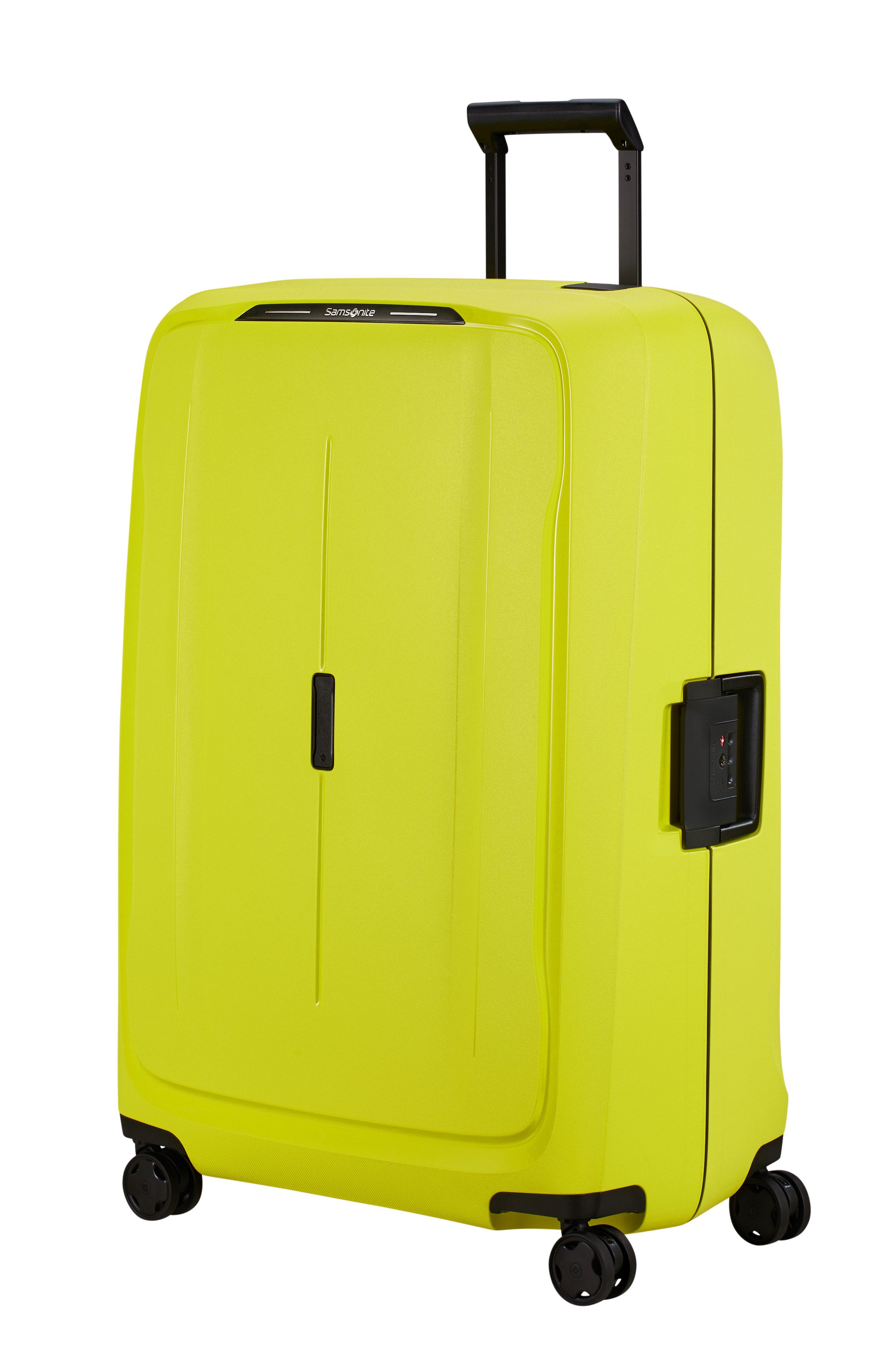 Samsonite Hartschalen-Trolley ESSENS, verschiedene Größen und Farben, 4 Rollen, mit robustem Polypropylen-Gehäuse, mit mehreren Fächern