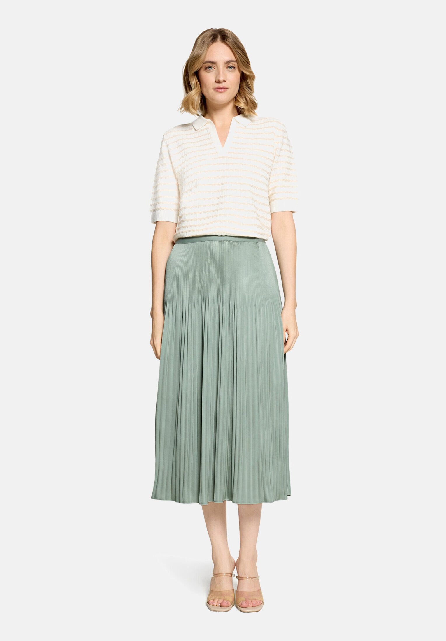 Betty&Co Midirock Damen mit Plissee Plissee