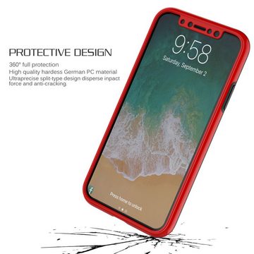 König Design Handyhülle Samsung Galaxy S7 Edge, Samsung Galaxy S7 Edge Handyhülle Backcover Rot