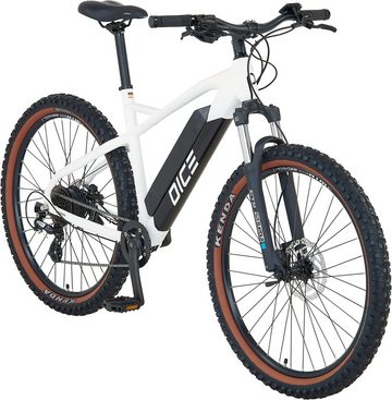 Prophete E-Bike Prophete DICE 1.8, 8 Gang Shimano Altus Schaltwerk, Kettenschaltung, Heckmotor, 418 Wh Akku, Pedelec, Elektrofahrrad für Herren, MTB, Mountainbike