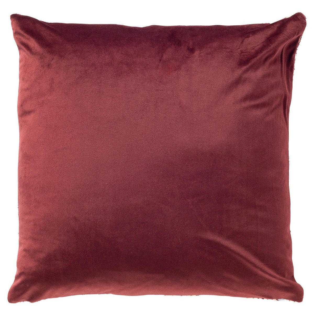 Dutch Decor Kissenhülle 'Lennox' 45 x 45 cm Maroon Banner - Rot