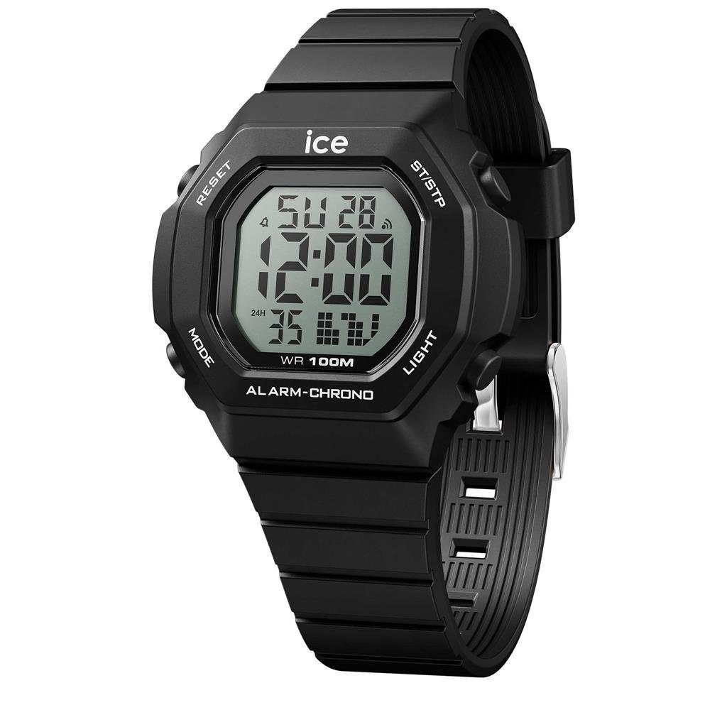 (1-tlg) Black, Ice-Watch ultra digit ice-watch Digitaluhr 022094 ICE / Damenuhr Kinderuhr