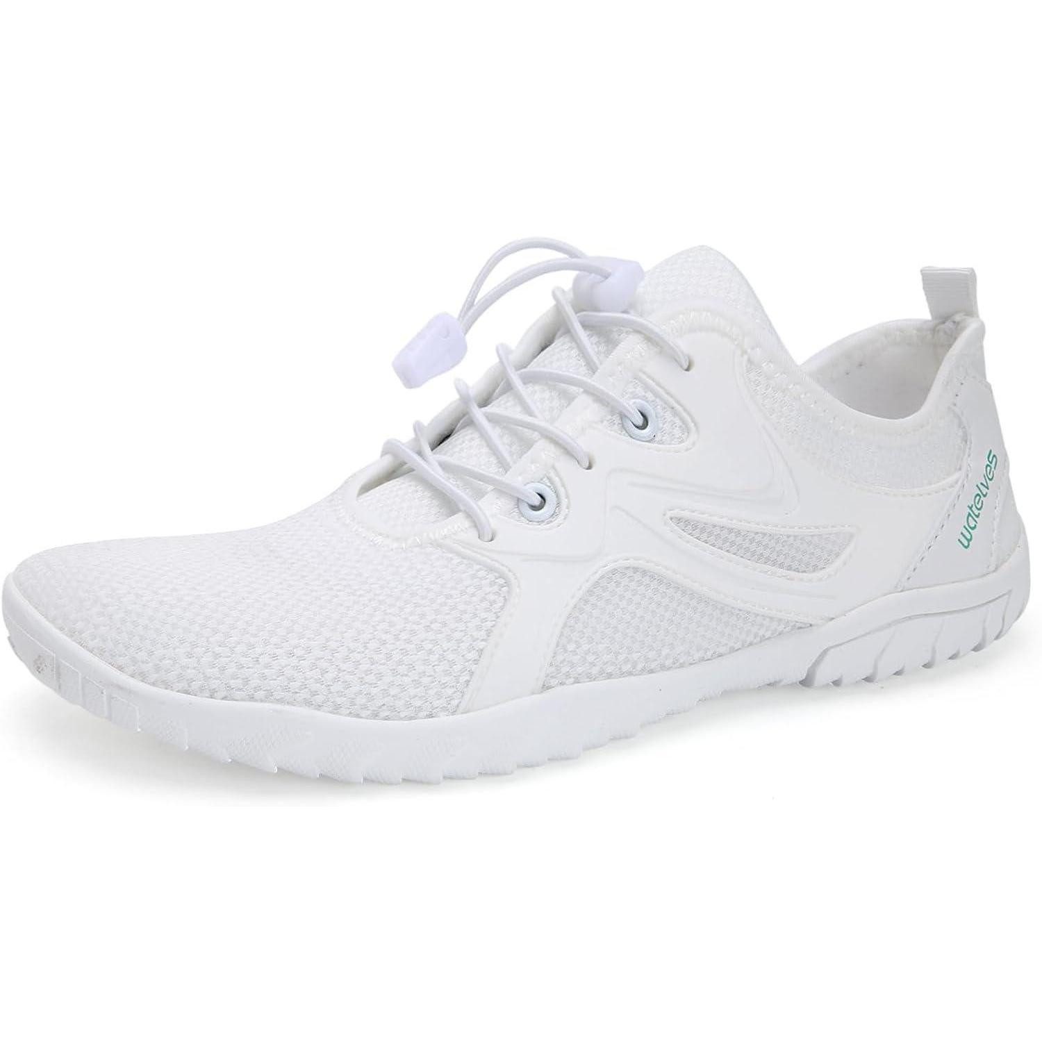 LuxusKollektion Tauchset Strandschuhe Wasserschuhe Damen Herren barfuß rutschfest 39 EU 45 Weiß