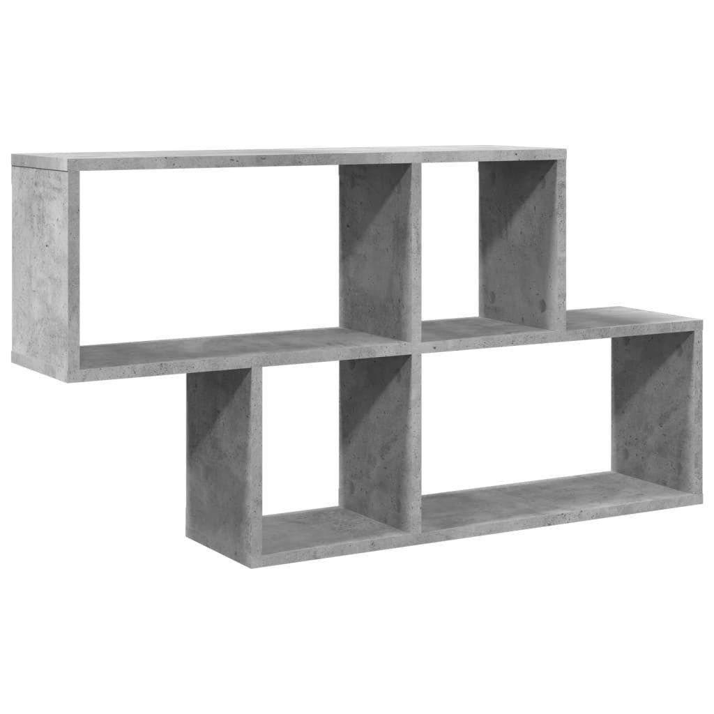 vidaXL Regal Wandregal Betongrau 100x20x53 cm günstig online kaufen