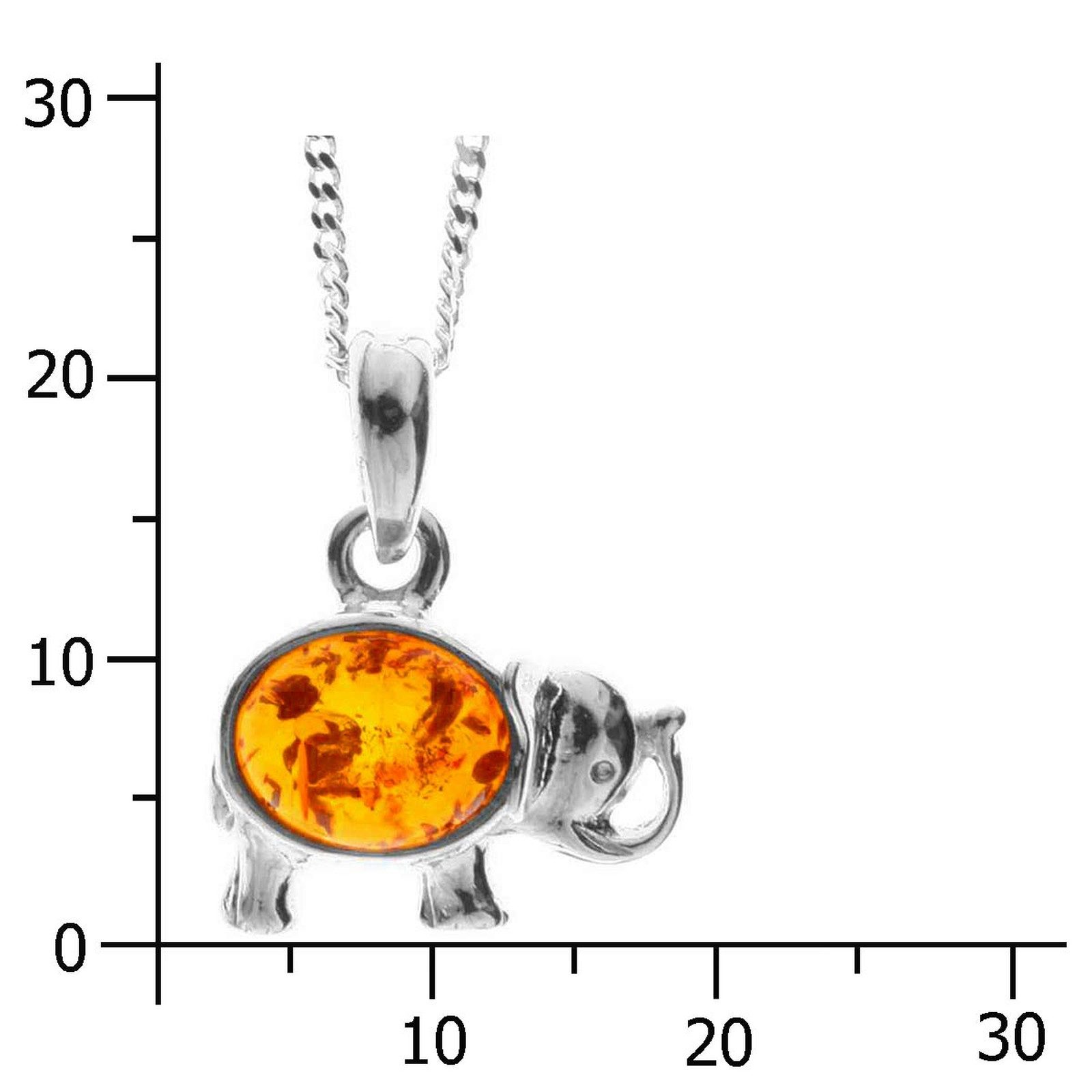 OSTSEE-SCHMUCK Kette mit Anhänger Ostsee-Schmuck Kette mit Anhänger Elefant günstig online kaufen