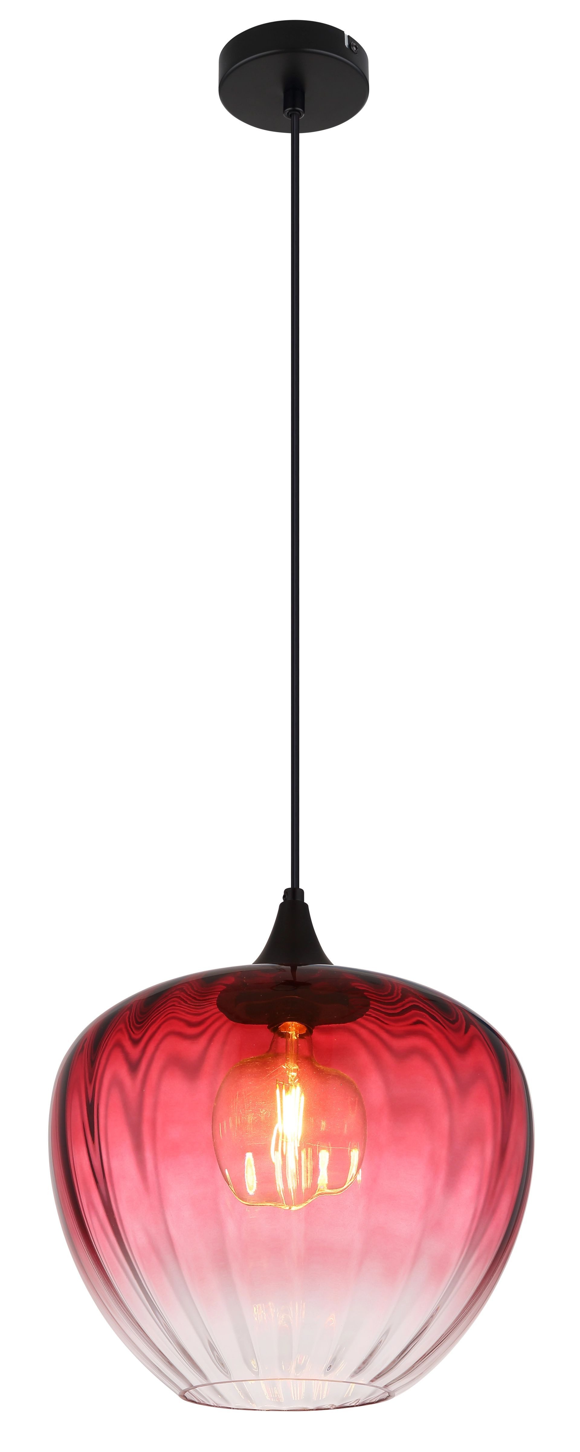 GLOBO LIGHTING Pendelleuchte SANDER, ohne Leuchtmittel, Gläser, Hängeleuchte, Wohnzimmer, Esstisch