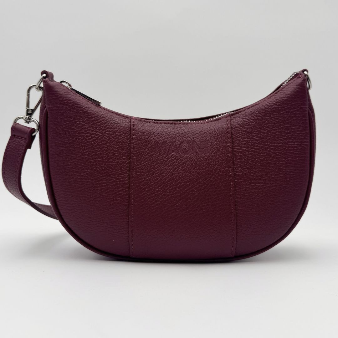 MAONI Umhängetasche Moon Echtleder, made in italy