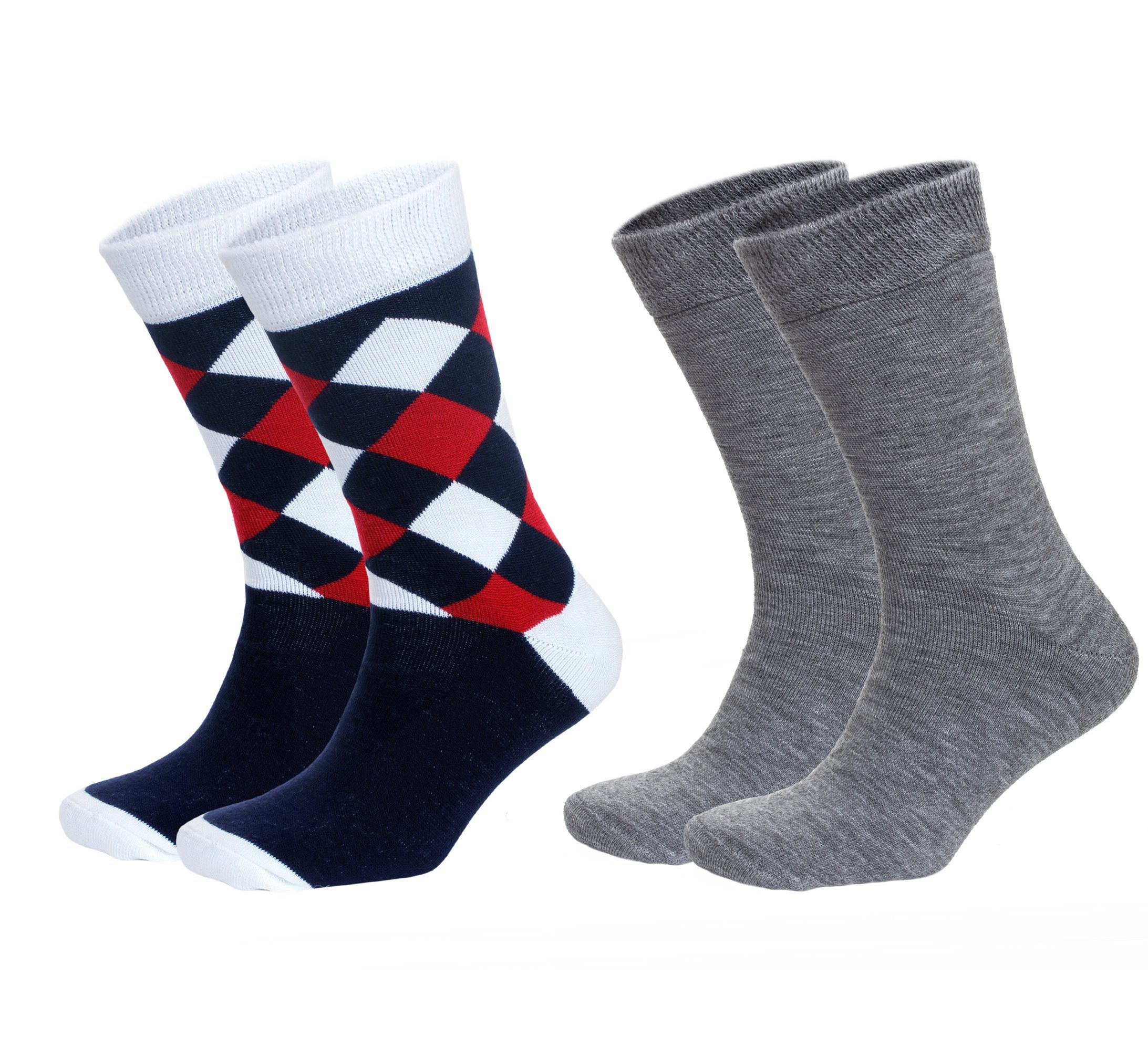 NoblesBox Socken, Herren Warme 41-45 (Beutel, Arbeitssocken EU Asorti-5 2-Paar, Herren Thermosocken Wintersocken Größe) Herren